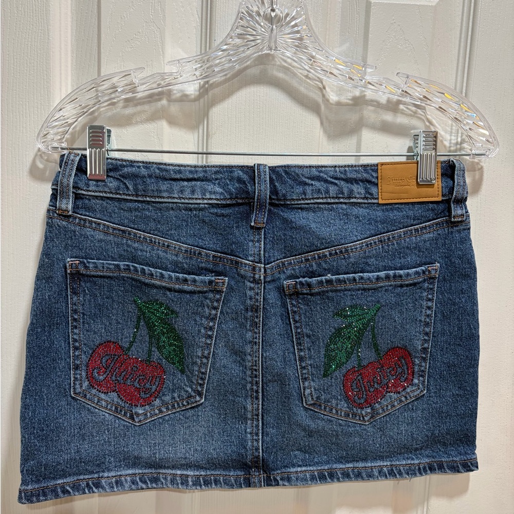 Juicy Couture Dark Blue Mini Skirt